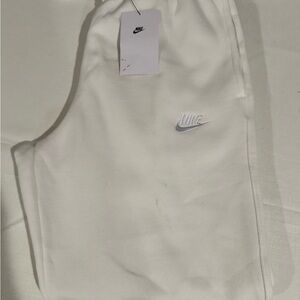 Nike Classic White Joggers